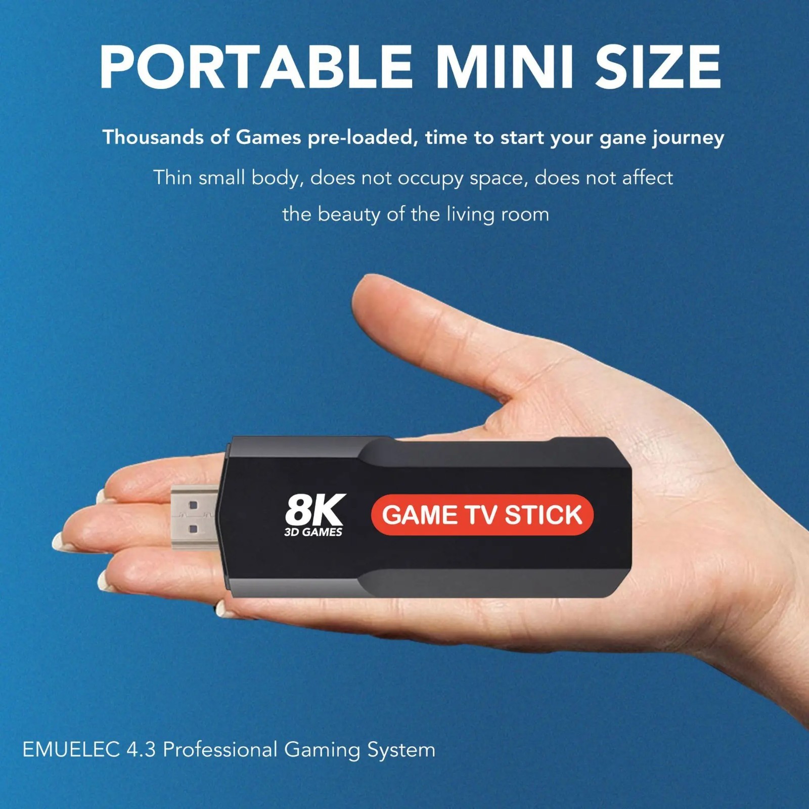 X2 Game Stick- Upgraded 8K 5G, with 30000+ Retro Games, TV Video Game Console