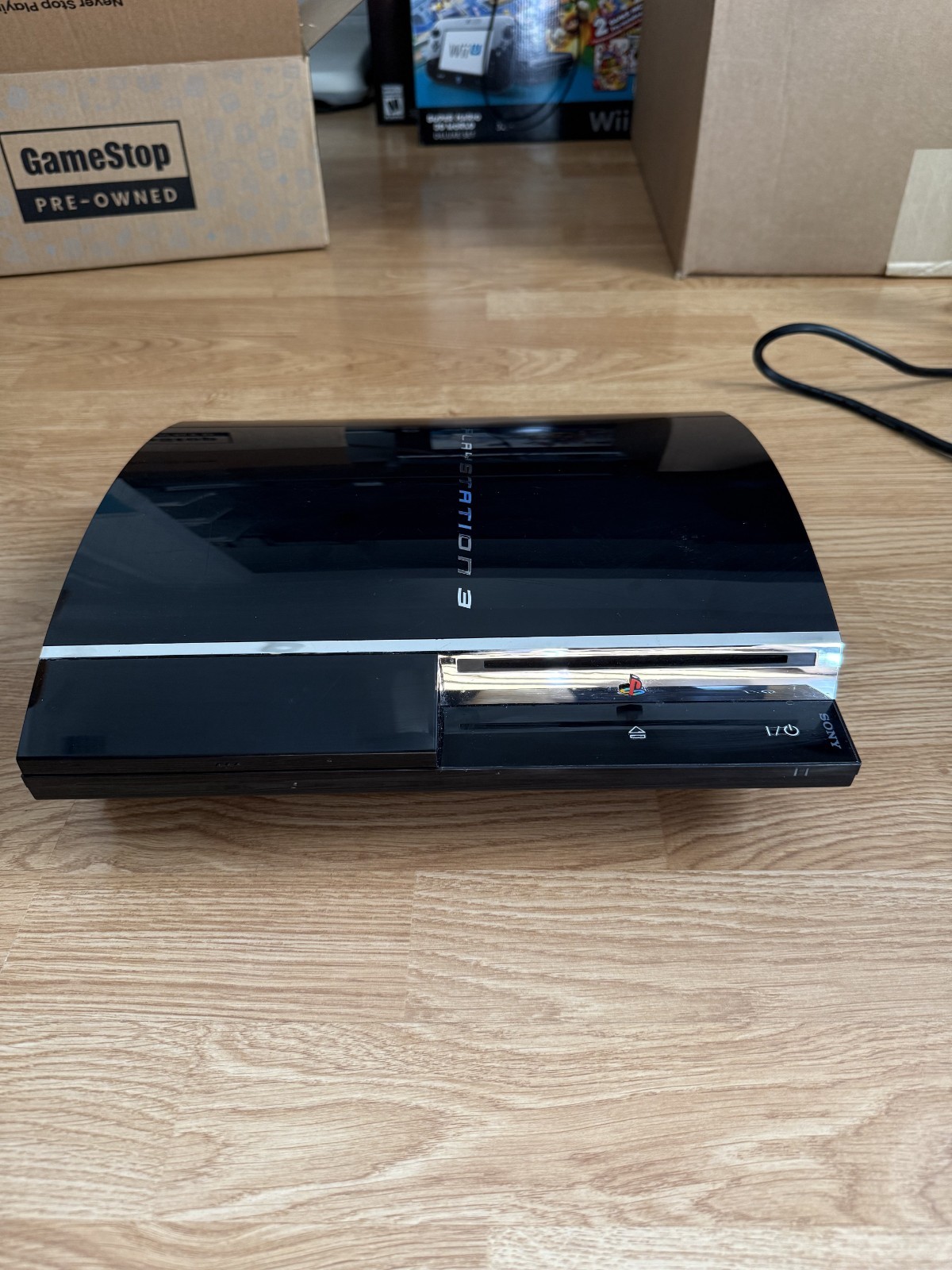 Sony PlayStation 3 PS3 CECHA01 60GB Black Console Tested with NBA Street