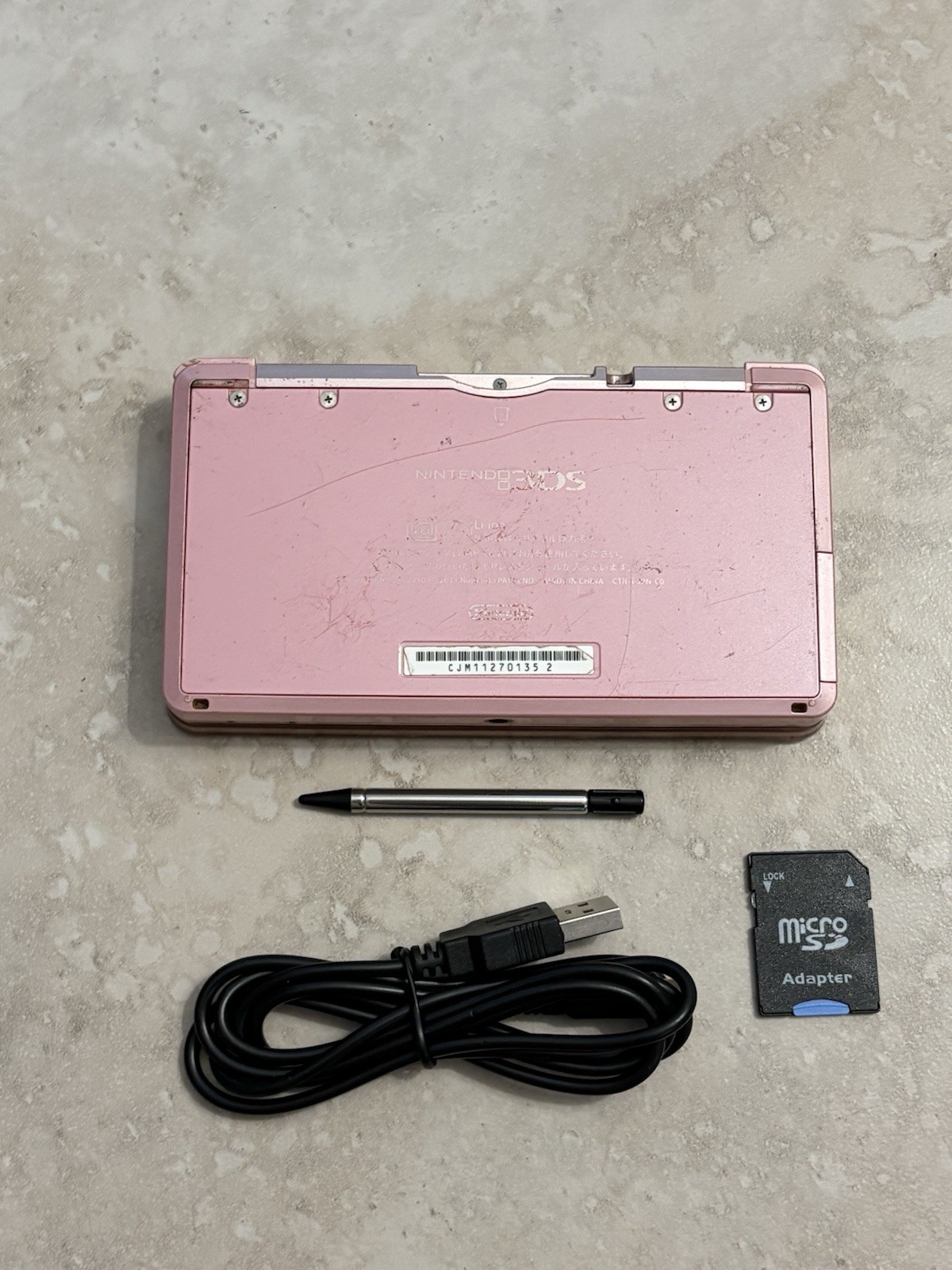 Nintendo 3DS Console Pink Edition With Charger US SELLER Read Description