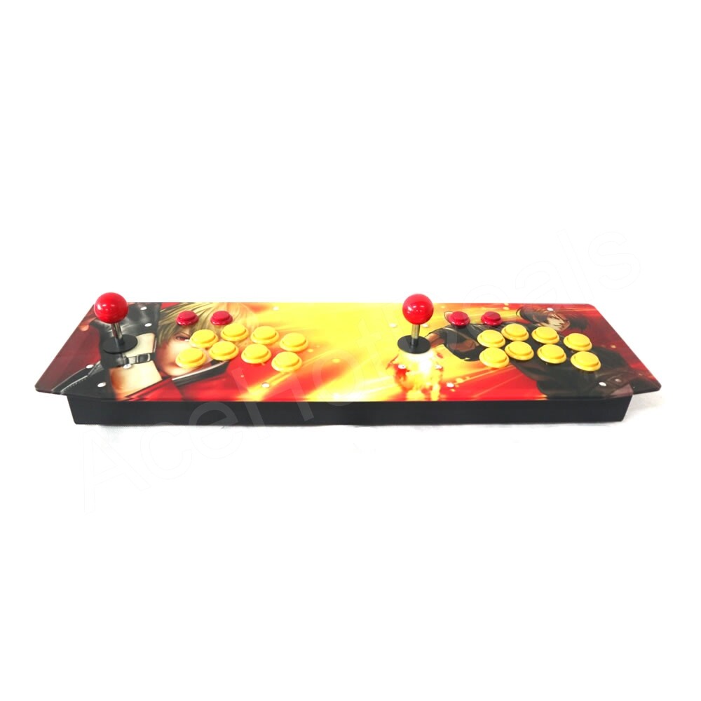 RAC-J500T 2 Players Double USB Arcade Joystick For PC Acrylic Artwork Panel Meta