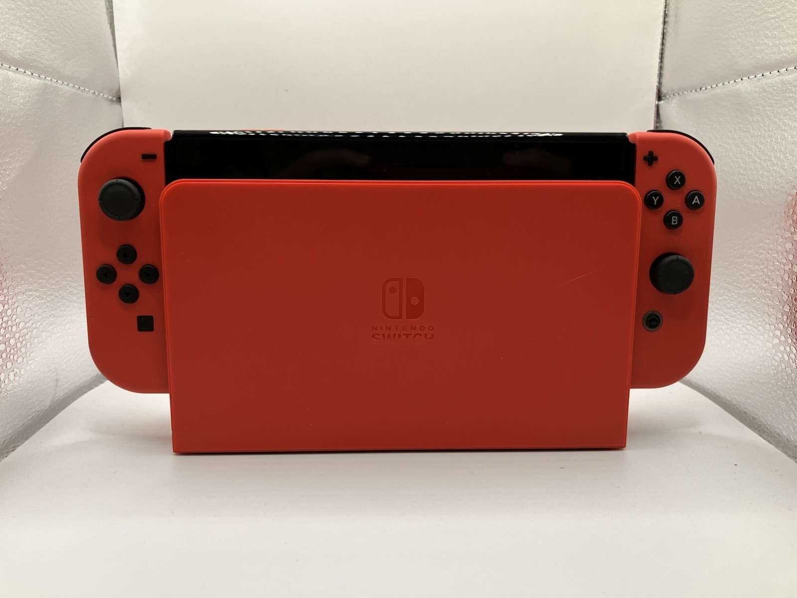 Nintendo Switch OLED Console RED MARIO EDITION With Dock And New Carrying Case