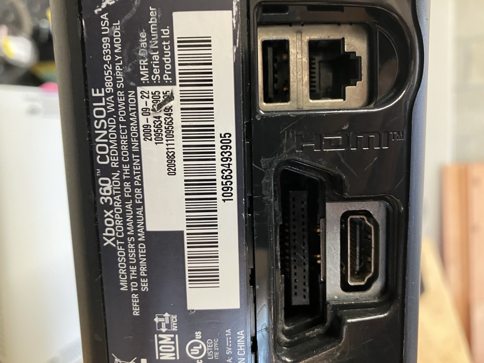 Microsoft Xbox 360 – 2009 Jasper- Cleaned – New Laser -Console Only