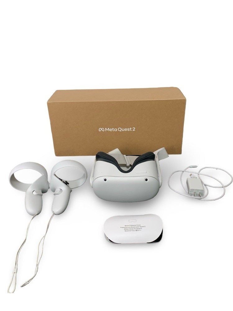 Meta Quest 2 VR Headset – Used – In Original Box – With Charger and Controllers