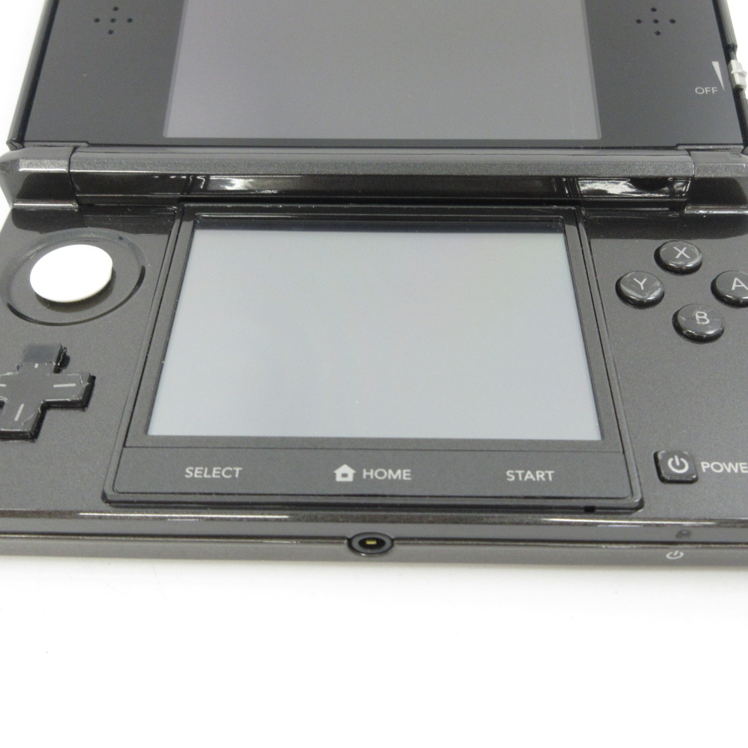 【Very Good】Nintendo 3DS Cosmo Black Console ONLY Japanese Edition #DEN08/0721/04