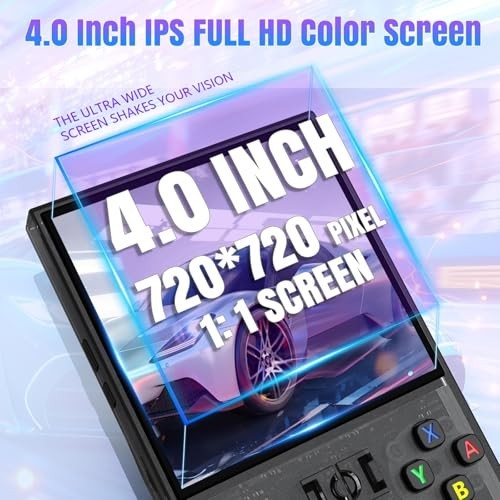 Retro Handheld Game Console 4.0 IPS 720×720 128GB 22000 Classic Games Linux