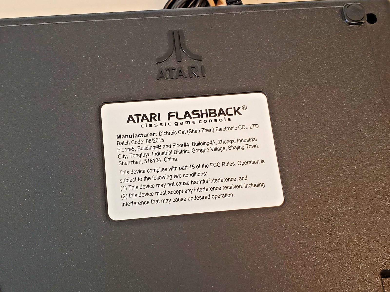 ATARI Flashback Video Game System with built-in games. Tested works. Used, excel