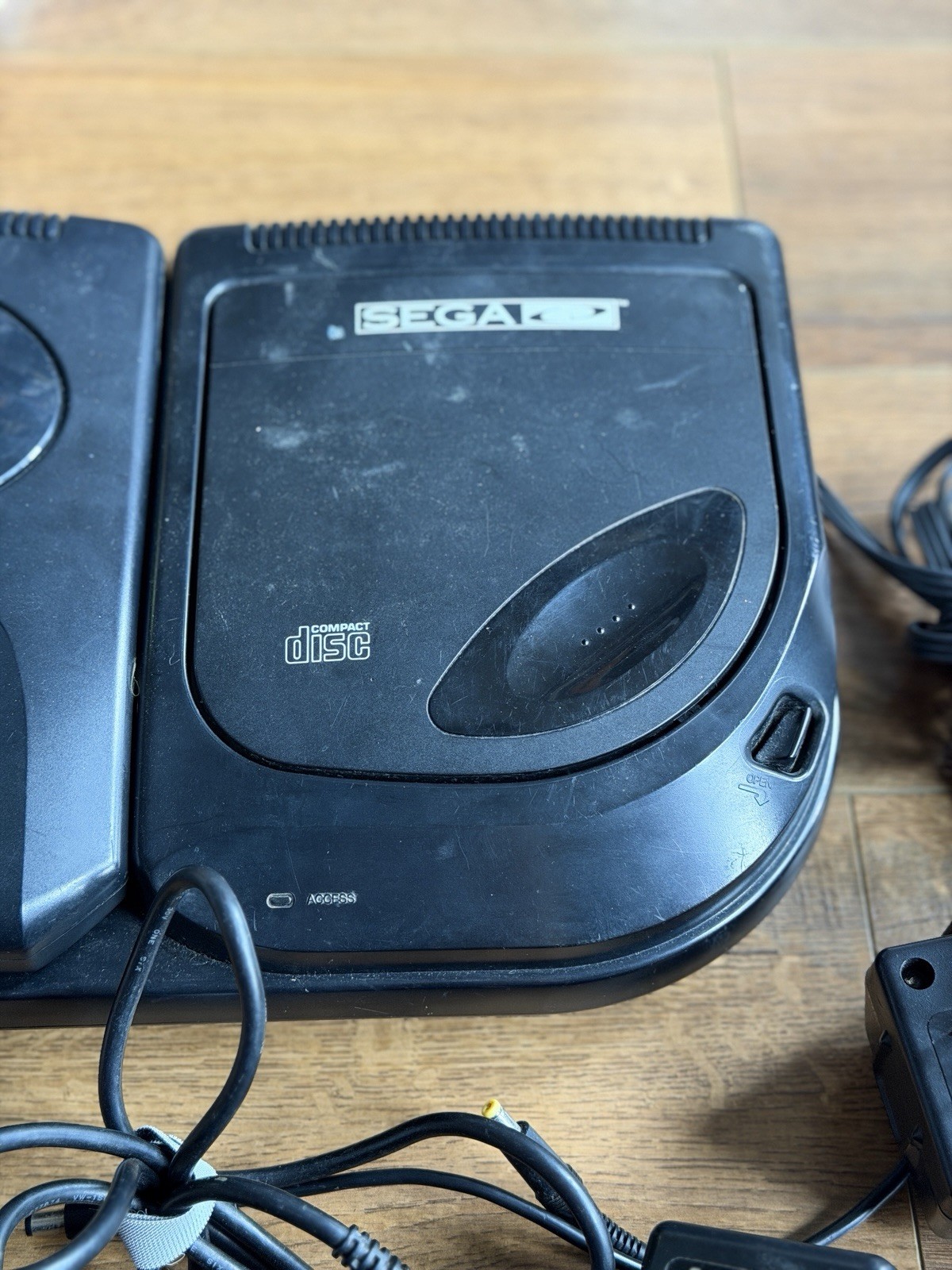 Sega Genesis Model MK-4102A 16-bit Console & Sega CD FOR PARTS CHECK DESRIPTION