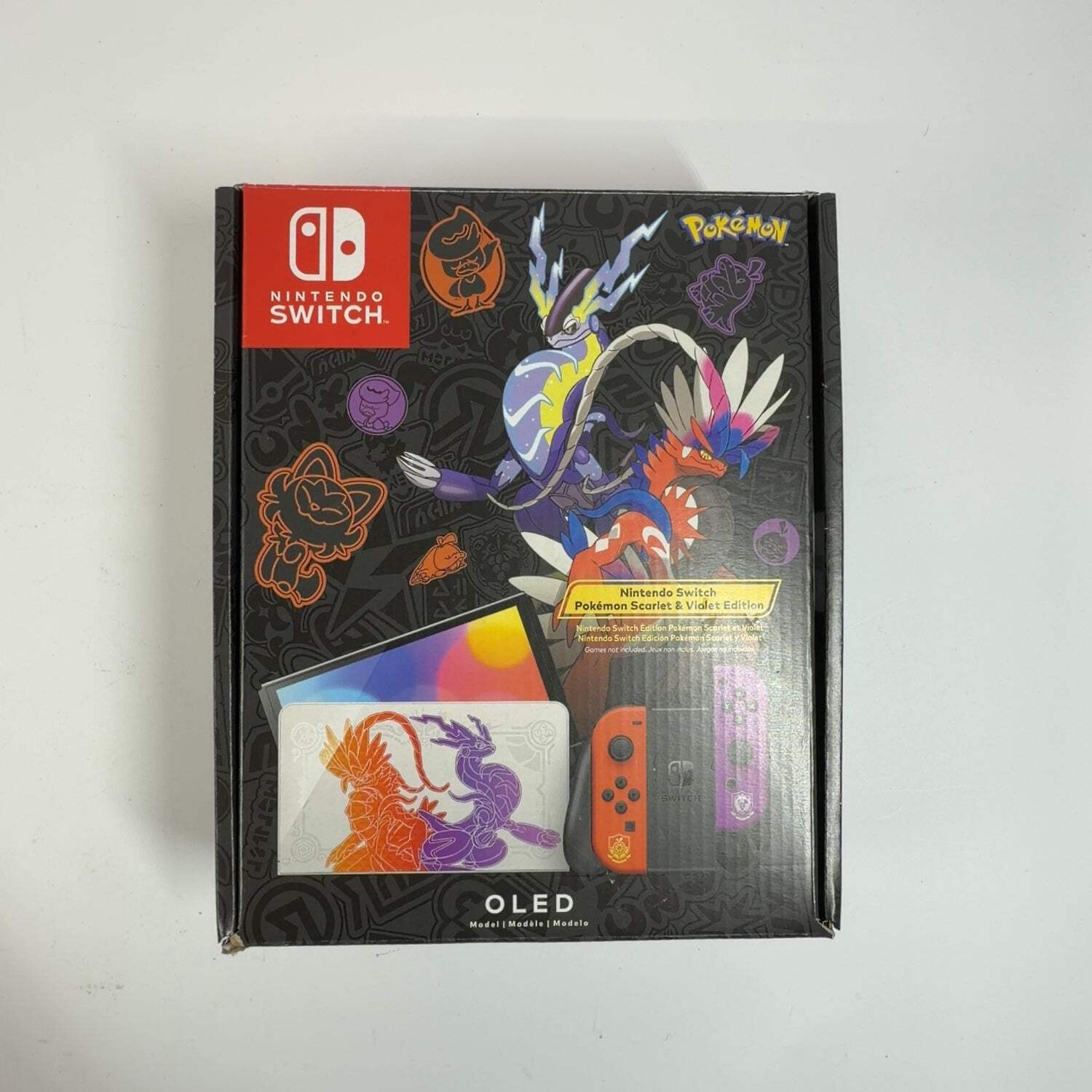 Nintendo Switch OLED Console Gaming System Pokemon Scarlet & Violet Edition