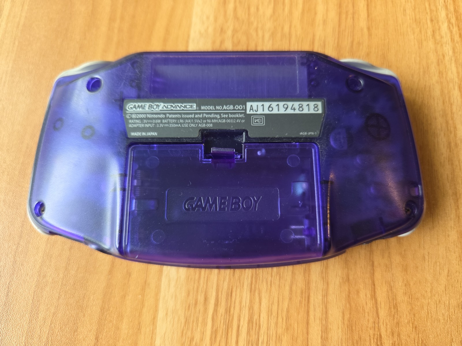 Midnight Blue Nintendo Game Boy Advance Replacement Battery Cover US SELLER