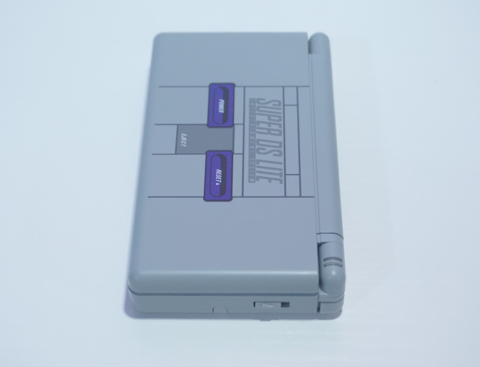 Nintendo DS Lite Super Nintendo SNES Gray Handheld System with Charger & Stylus