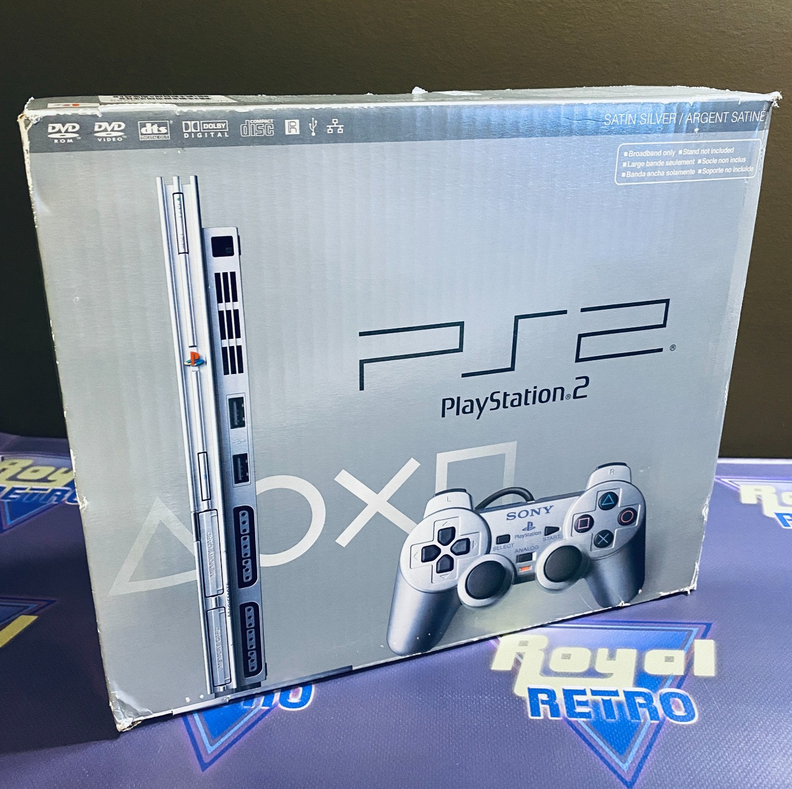 Sony PlayStation 2 PS2 Console Slim – Satin Silver – SCPH-77001 – New Sealed