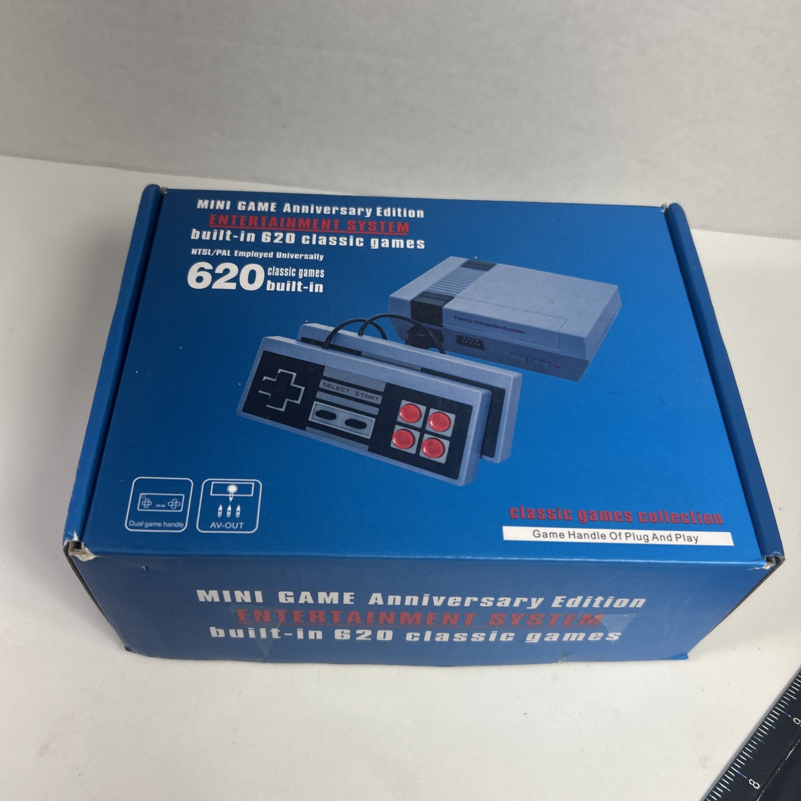 Mini Game Anniversary Edition Home Console Plug & Play 620 Games Composite RCA