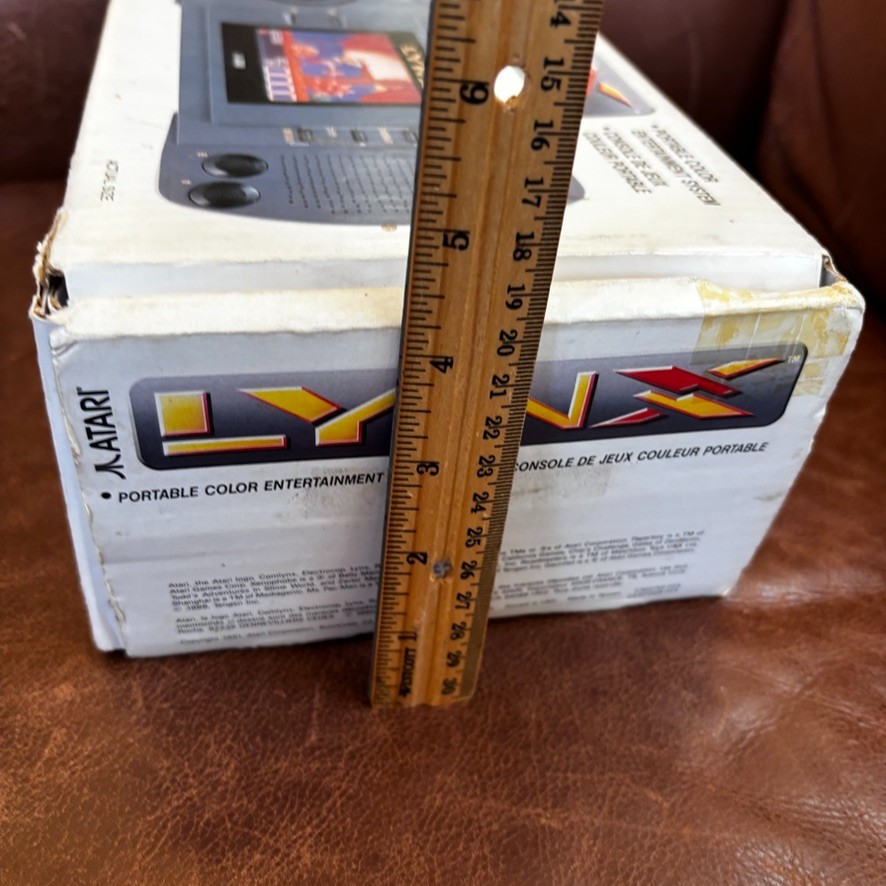 Vintage Atari Lynx Model 1 Video Game Console Handheld New in Box READ