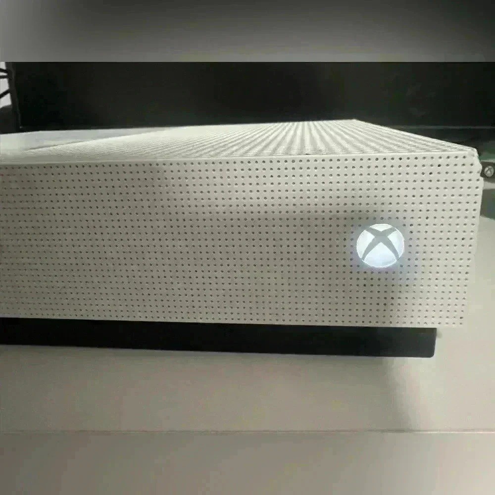 Microsoft Xbox One S Console System White Good HDR Blu-ray 1681