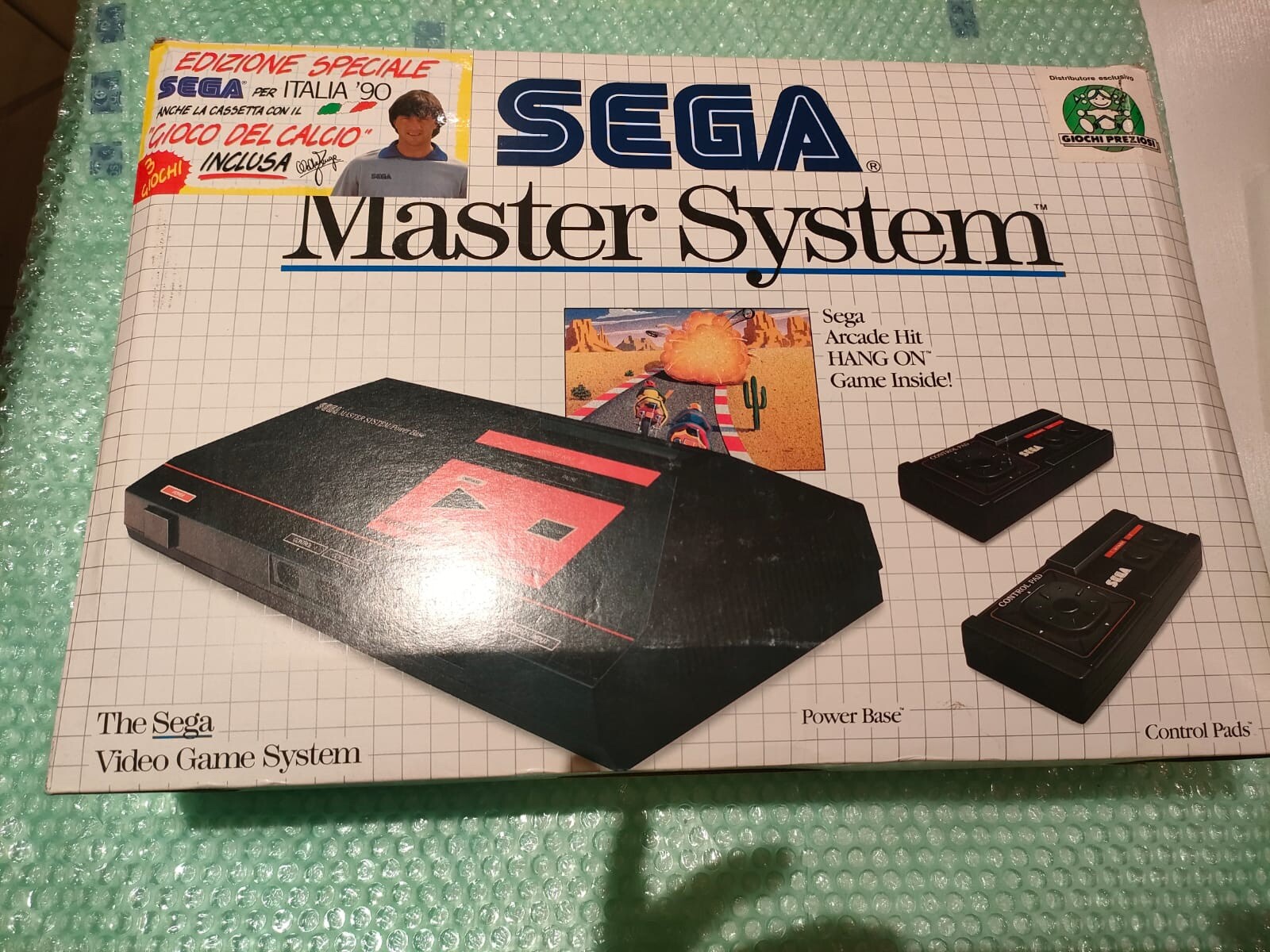 Sega Master System Special Edition Italy 90 with Matching Cartridge!!!