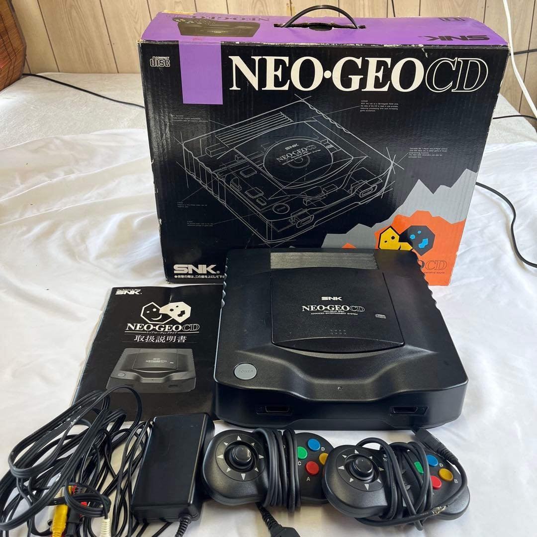 SNK Neo Geo CD CD-T01 Console NTSC-J AC100V Retro #0001