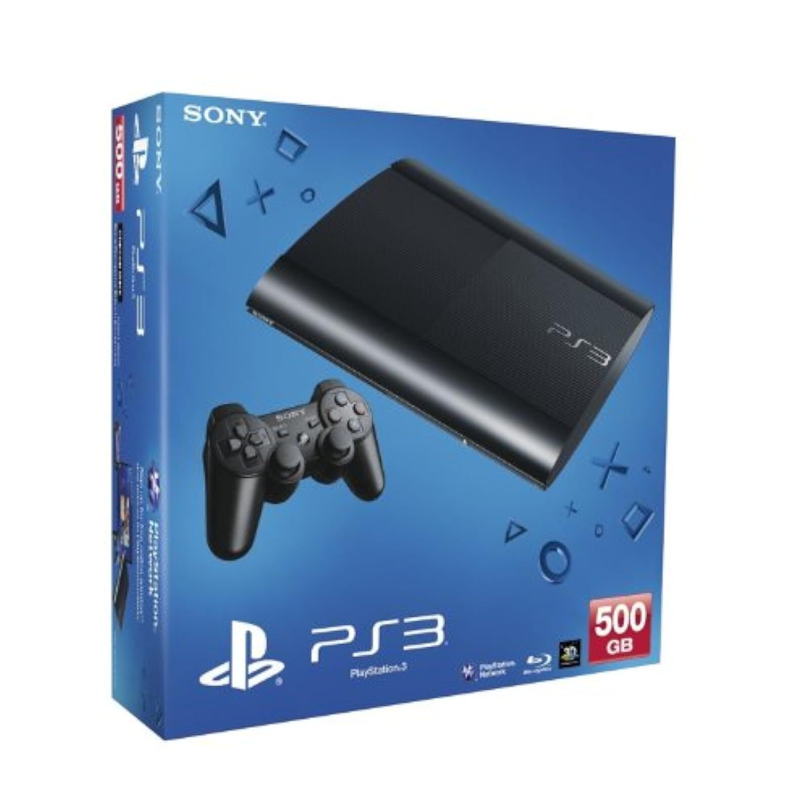 Sony PlayStation 3 500GB Console PS3 Video Game Systems Very Good