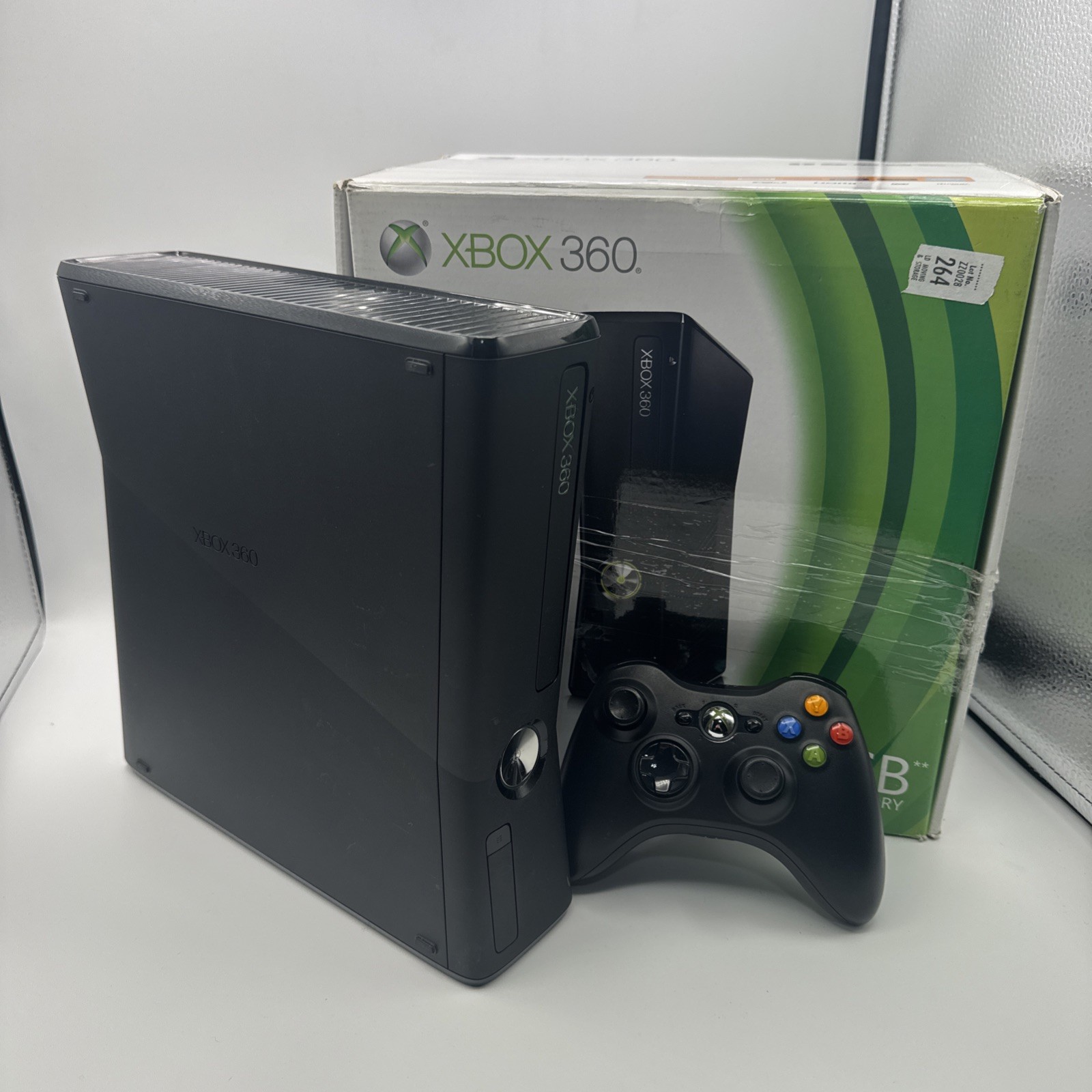 Microsoft Xbox 360 Slim Console 4GB Complete in Original Box Tested w/ Inserts