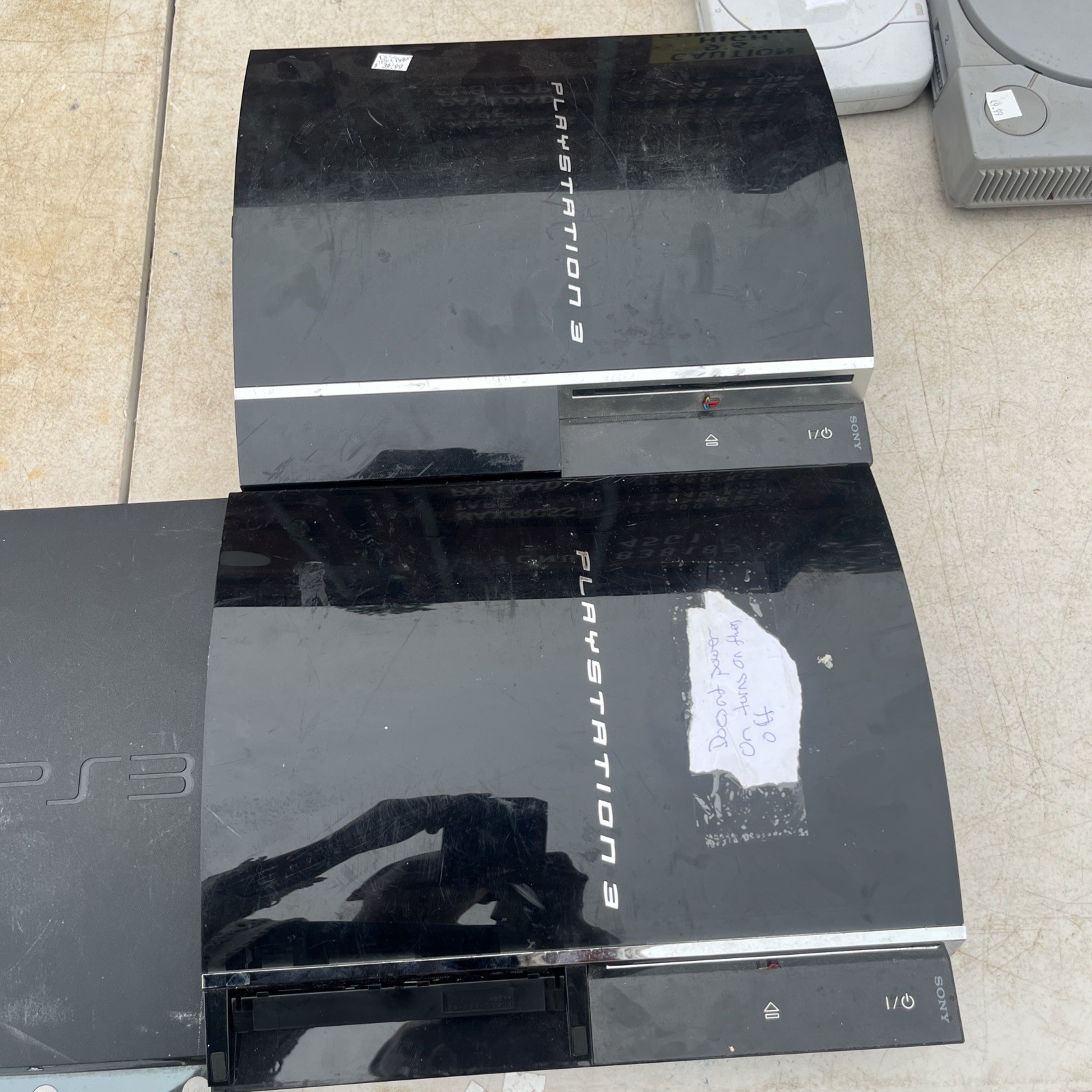 (7)Sony PlayStation3’s PS3 Slim , And Fat PS3 FOR PARTS OR REPAIR ONLY