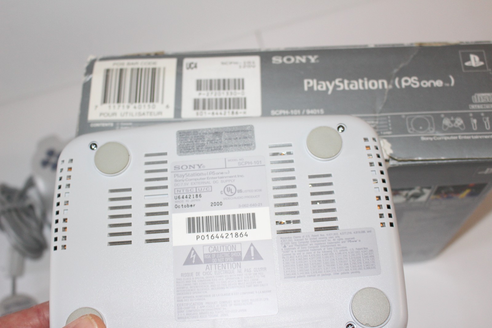 Playstation One Complete In Box With 17 PS1 Games And 2 Controllers