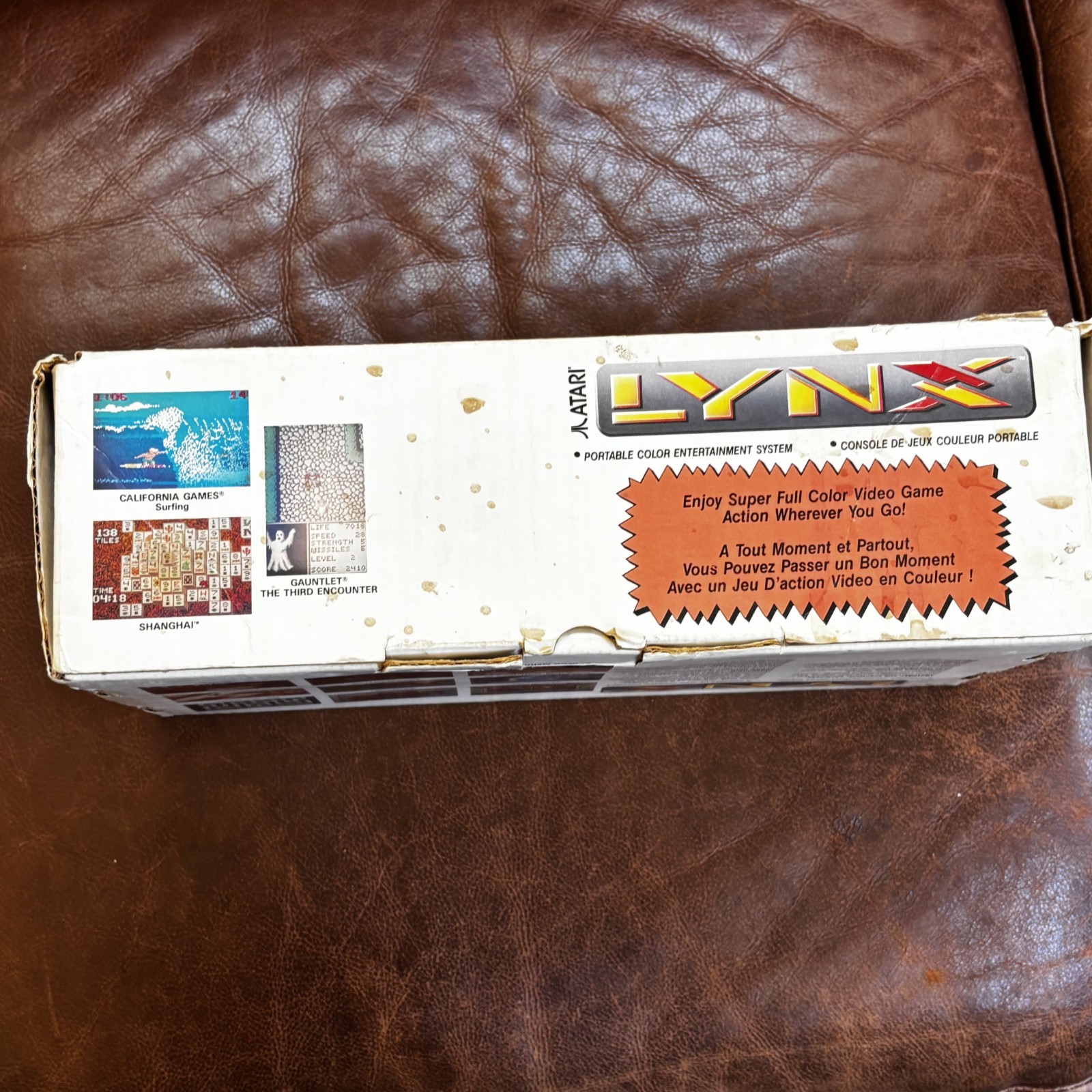 Vintage Atari Lynx Model 1 Video Game Console Handheld New in Box READ