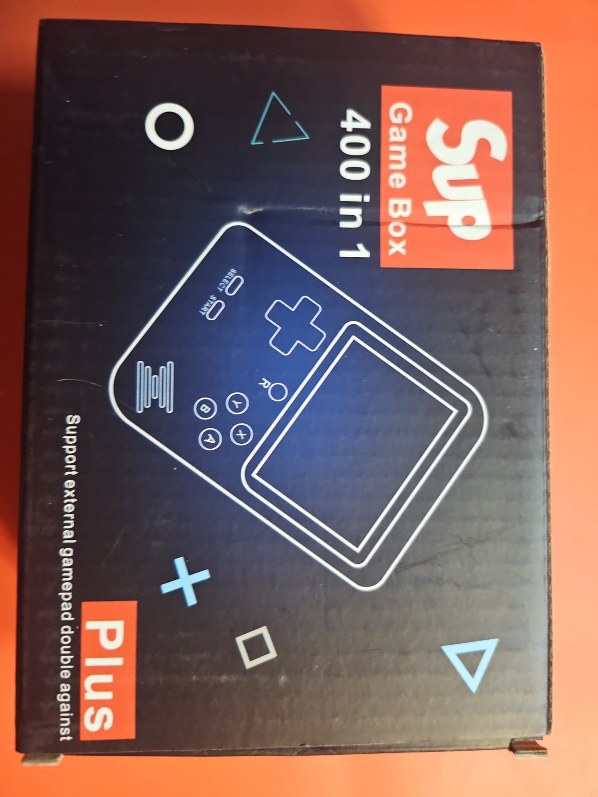 Sup Game Box Plus 400 games in 1 Handheld System _AV DC Cable_Red