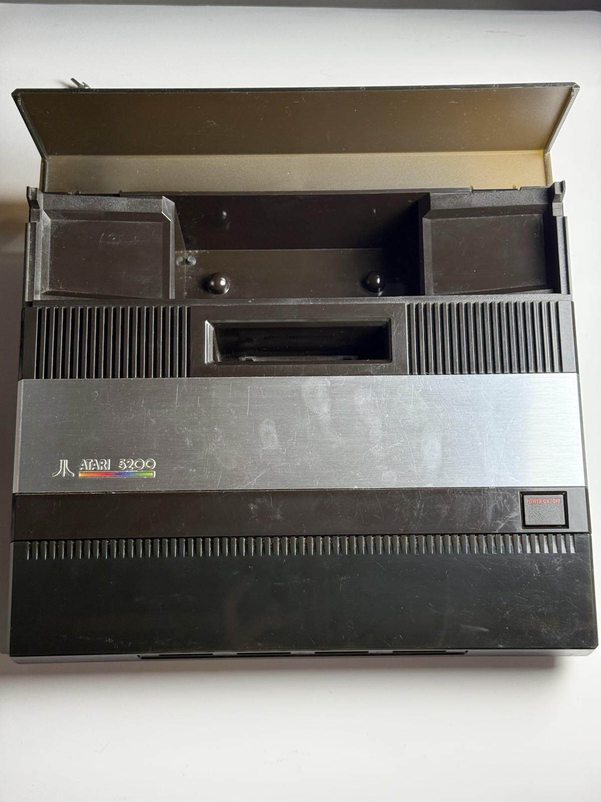 Atari 5200 Console Bundle Lot Tested With All Cables 2 Controllers And Game READ