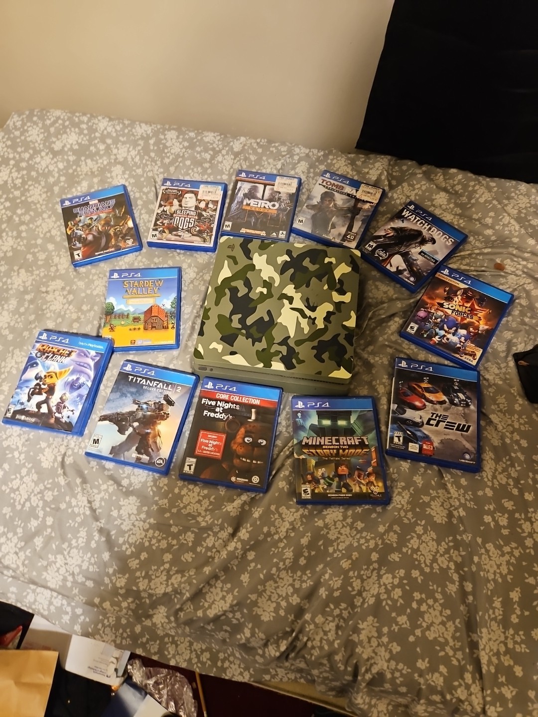 1tb Ps4 With 12 Ps4 Games All Used But Good Condition No Controller Or Hdmi Wire