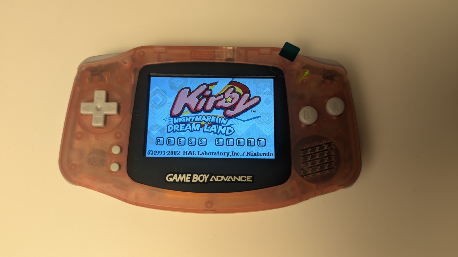 IPS USB-C Nintendo Game Boy Advance GBA Custom Clear Pink – Audio Amp