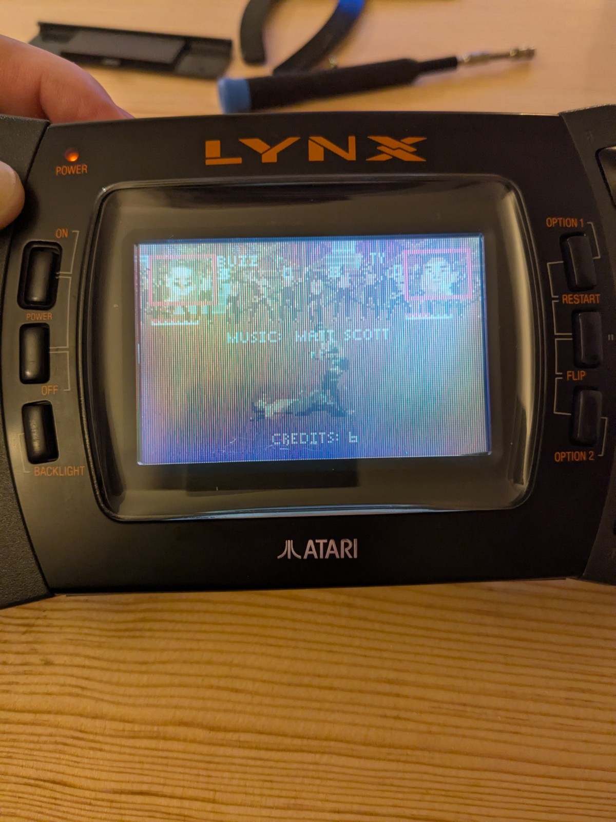 Atari Lynx II 2 Original Screen Replacement. Parts Only.