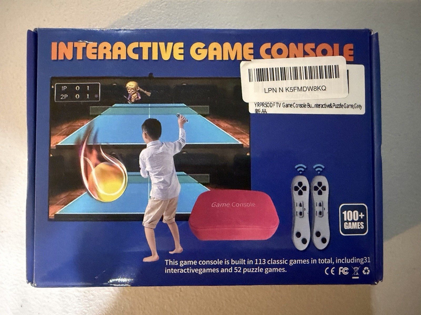 Plug & Play TV Game Console for Kids & Adults – 100 Interactive Games