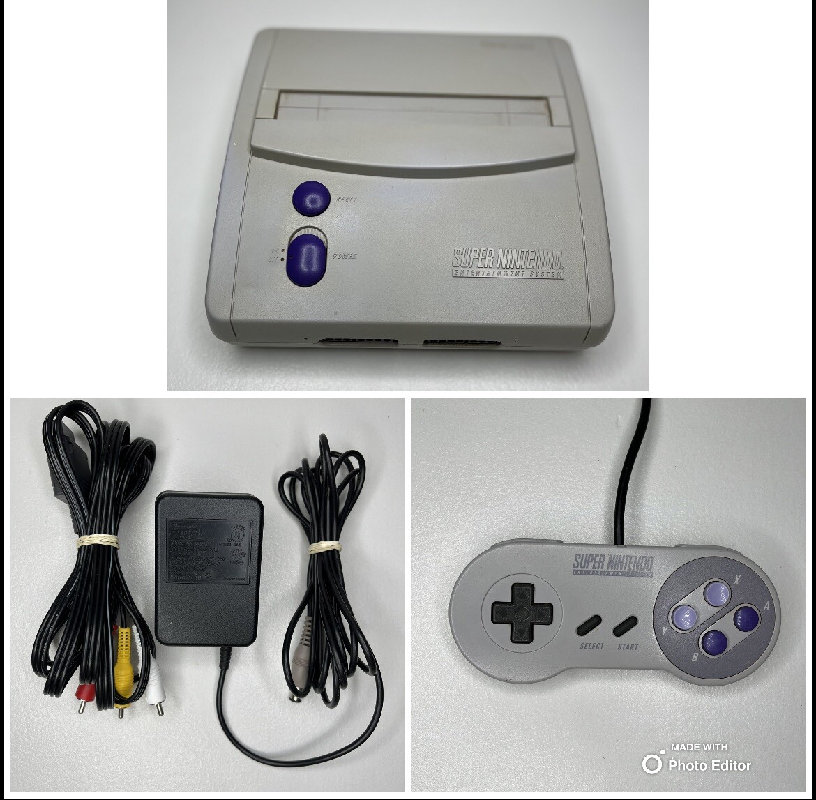 Super Nintendo SNES Mini – Slim System Console OEM Controller Bundle SNS-101 (A9