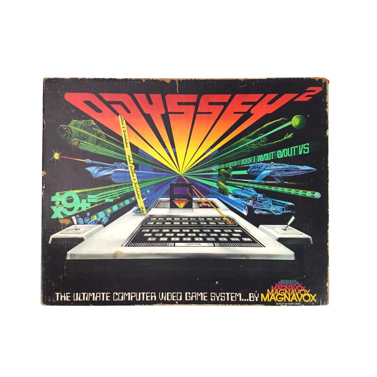 Magnavox Odyssey 2 Console Complete in Box – Tested Not Working