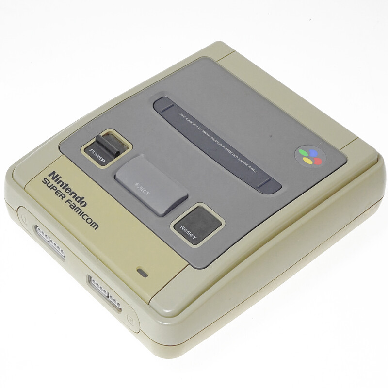 Nintendo Super Famicom Console System + 4Carts Bag Case Japan Import SFC NTSC-J