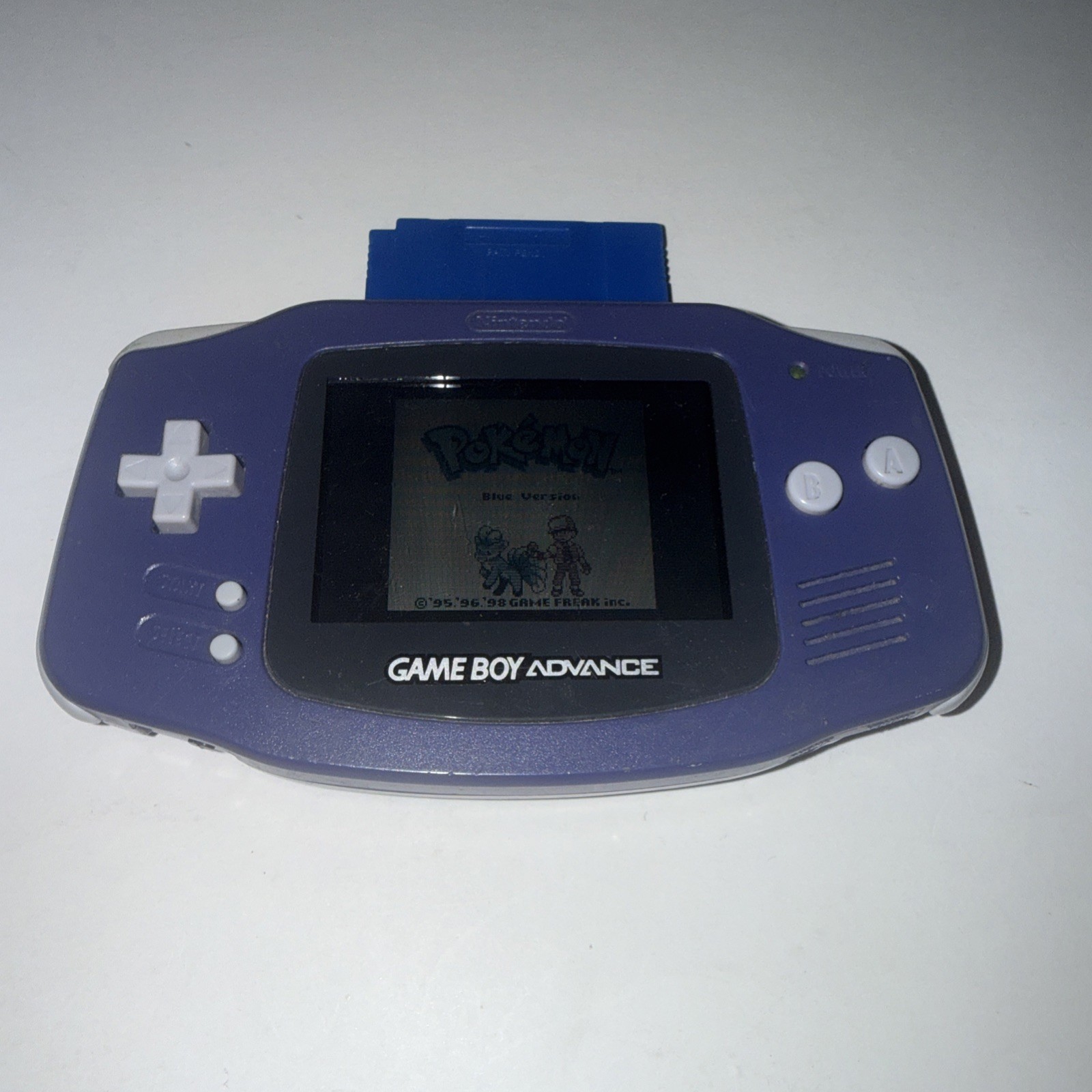 Nintendo Game Boy Advance Handheld System – Indigo Purple Tested – No Game