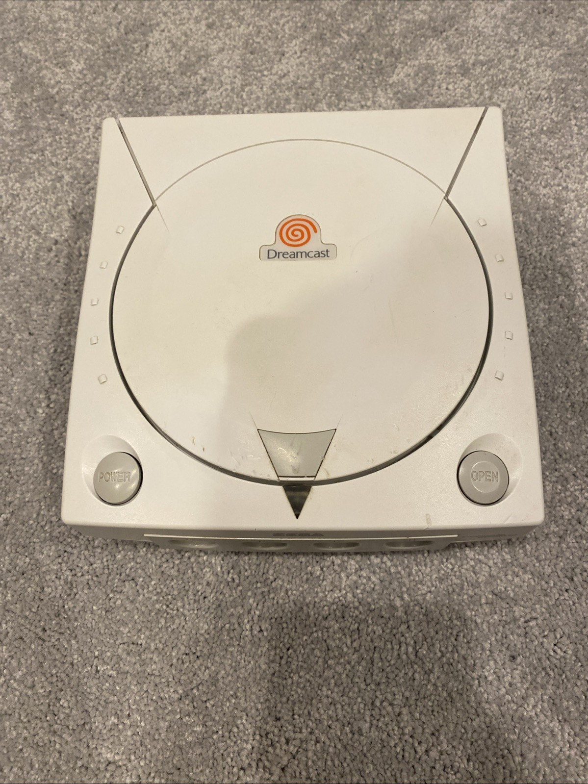 SEGA Dreamcast Console – White w/Two Controllers, Memory Card, Cables