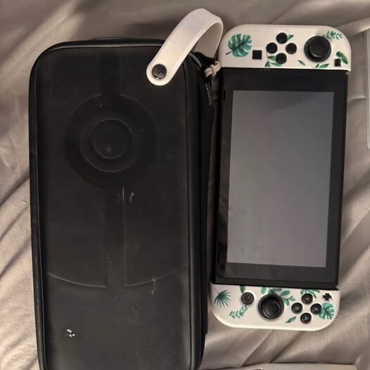 Nintendo Switch Game Console with game and controller and case