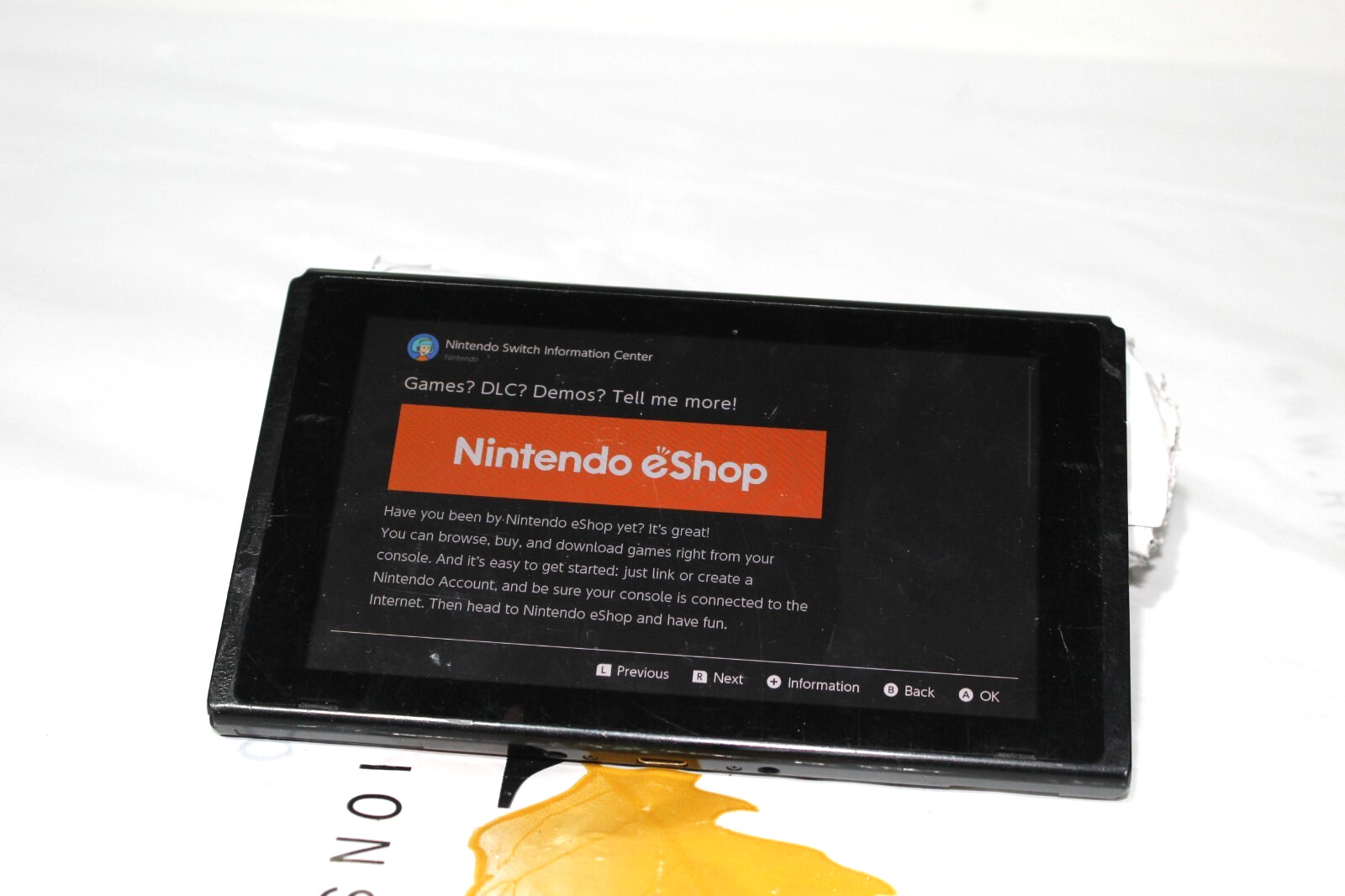Nintendo Switch V2 HAC-001 Console Only TESTED AND WORKS