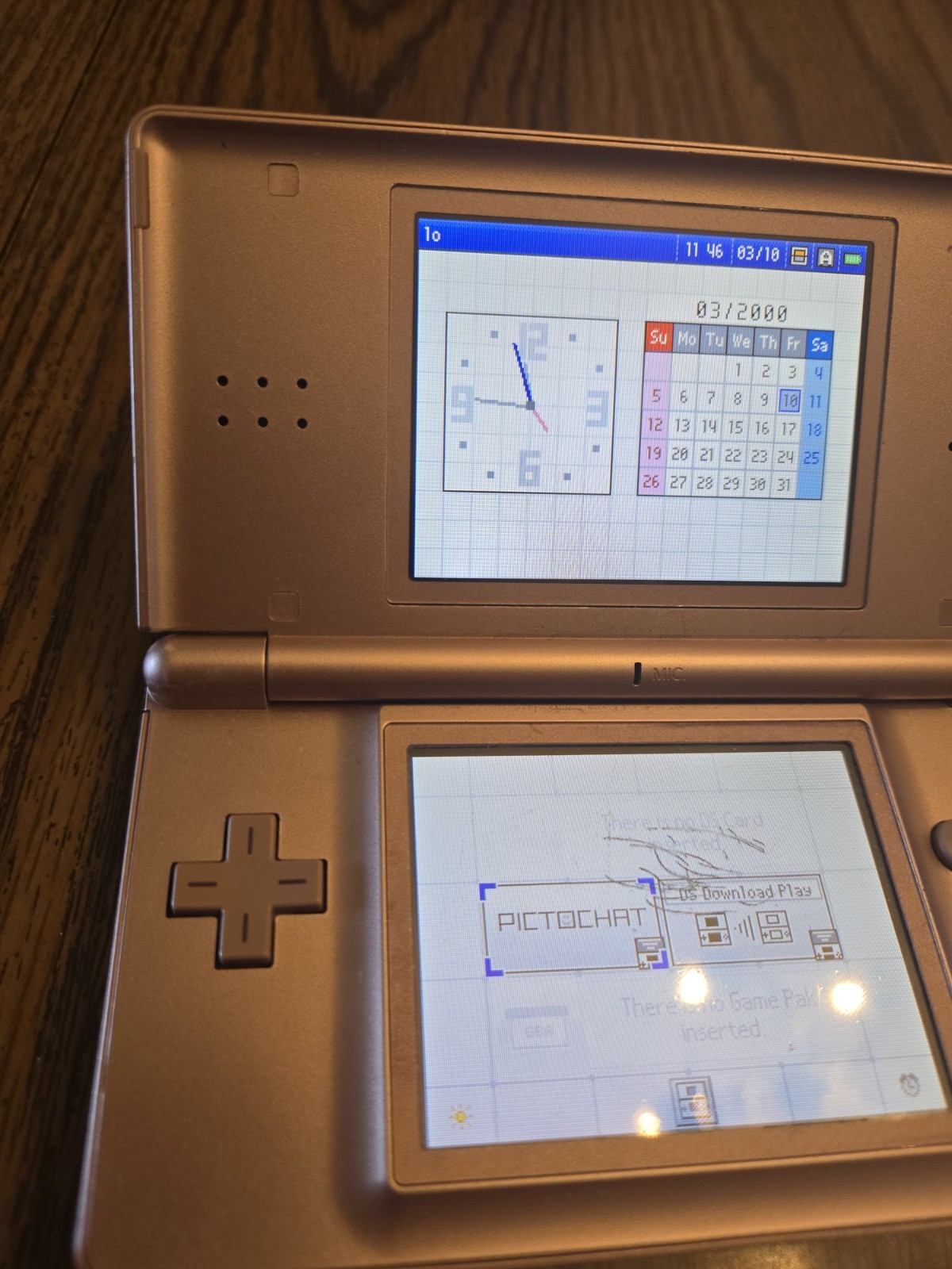 Nintendo Ds Lite Metallic Pink, Console Only, No Stylus No Charger TESTED WORKS