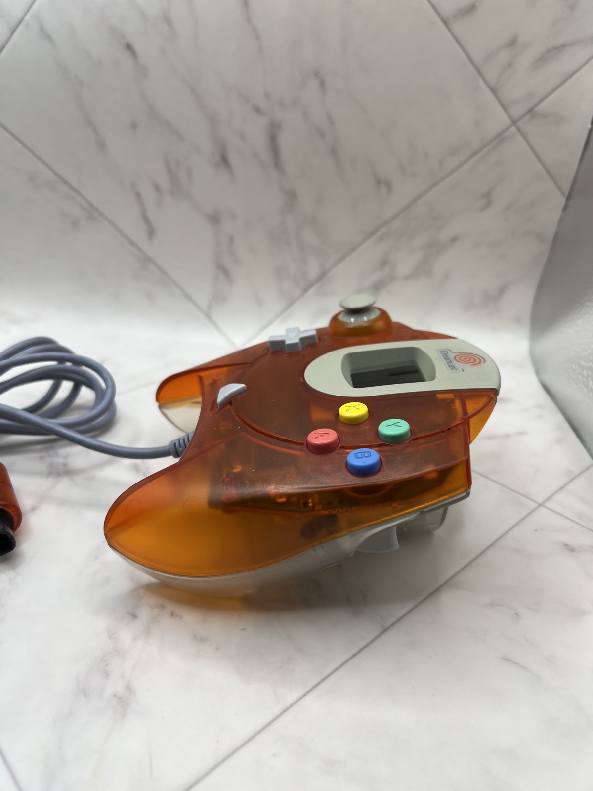 Sega Dreamcast Clear Orange Skeleton Console VA0 Japan – New Battery & Fuse – JP