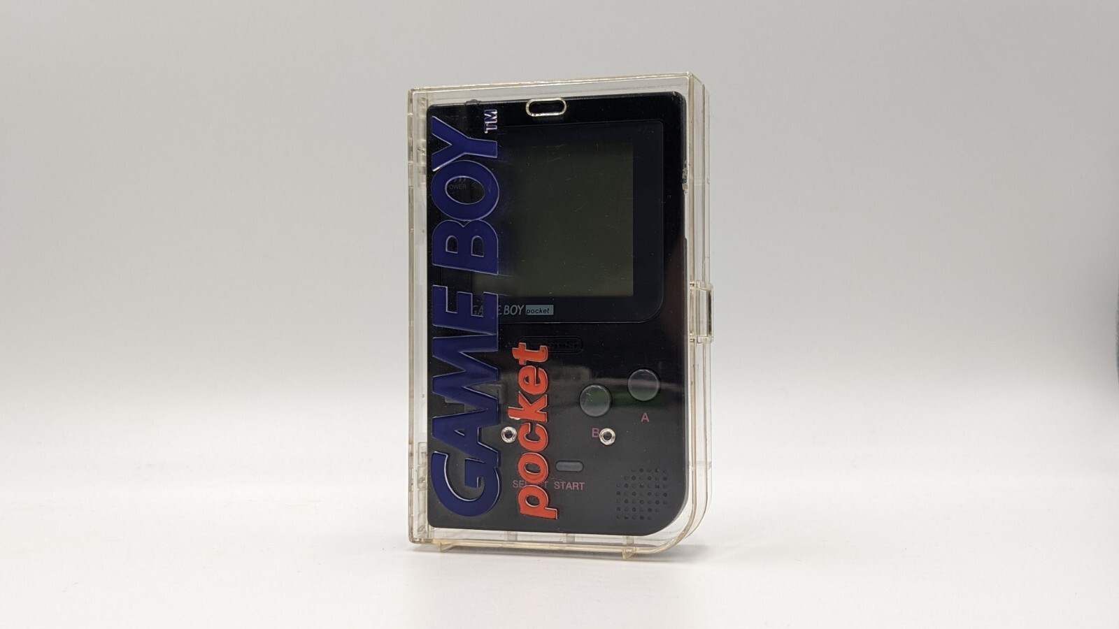 Nintendo Game Boy Pocket Handheld Black Console System w/ Hard Case – EXCELLENT