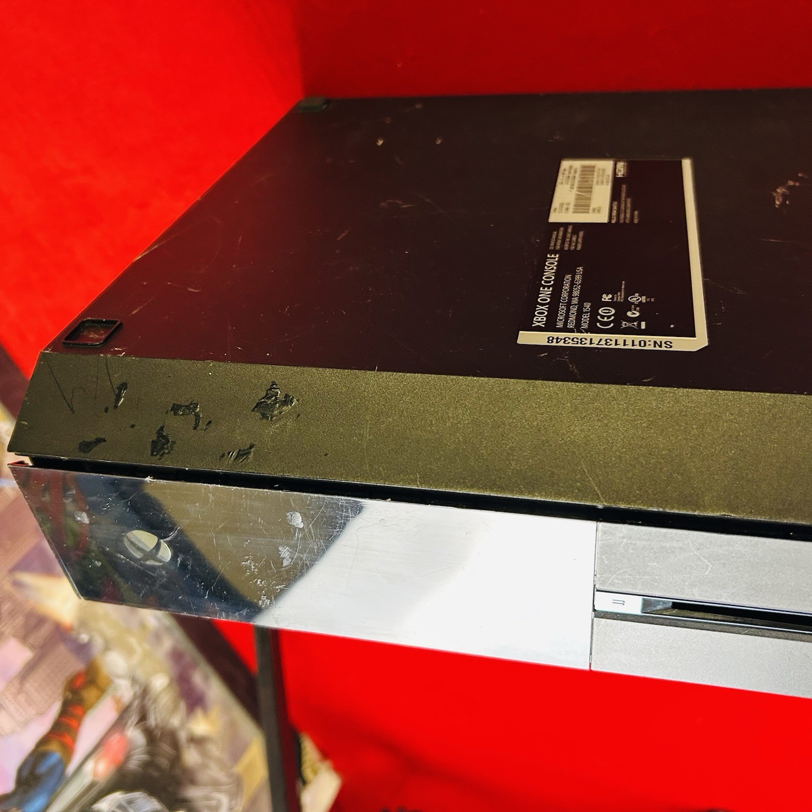 Microsoft Xbox One 1540 Black Console HDMI USB Wi-Fi Capability For Parts