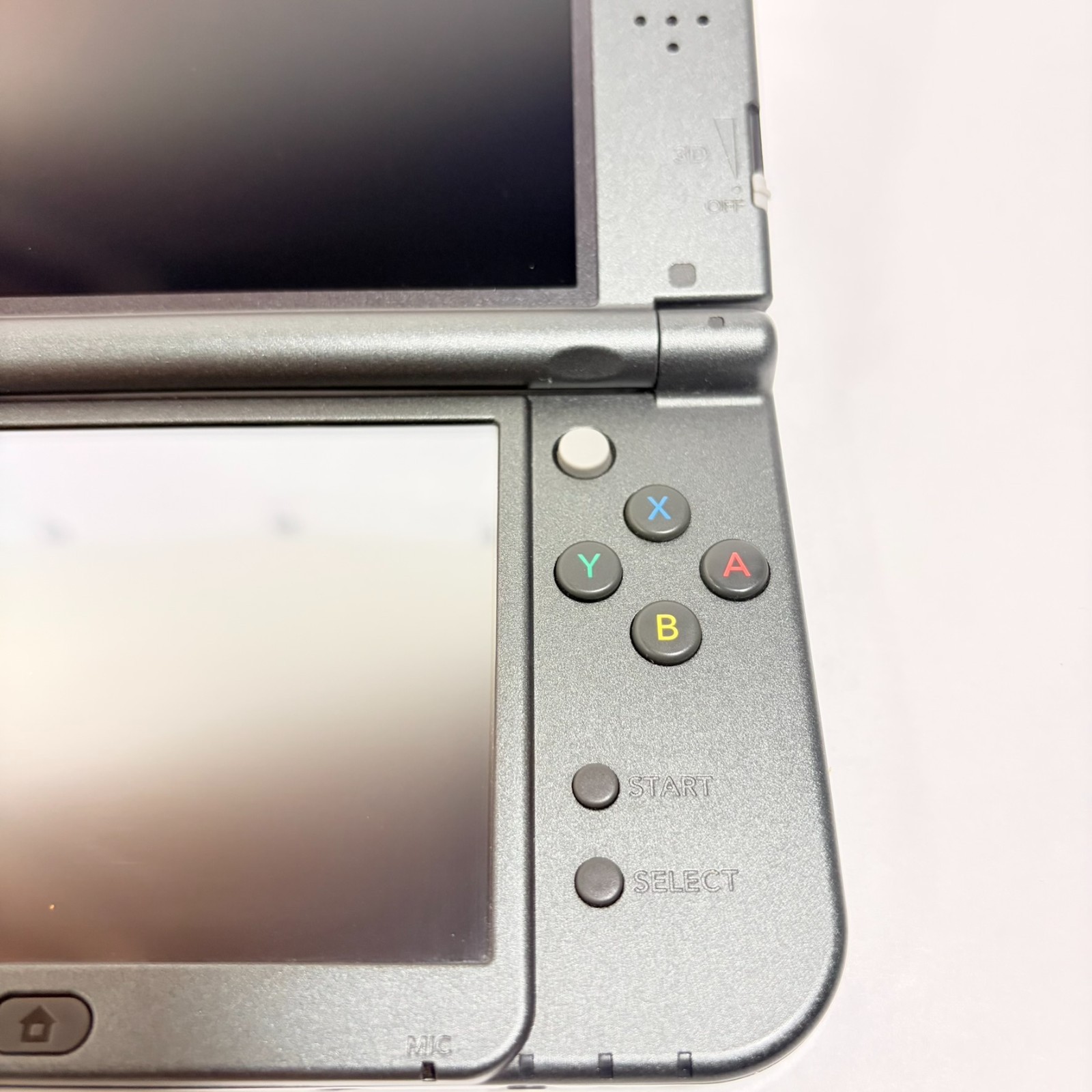 Dual IPS Nintendo New 3DS XL LL Metallic Black Console Tested Japan