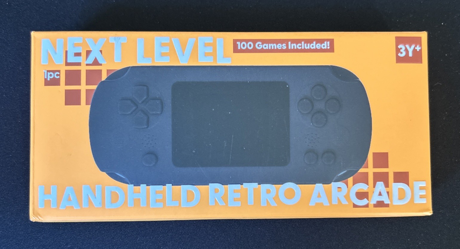 J’adore Next Level Handheld Retro Arcade – Black – 100 Games 3Y+ Open Box