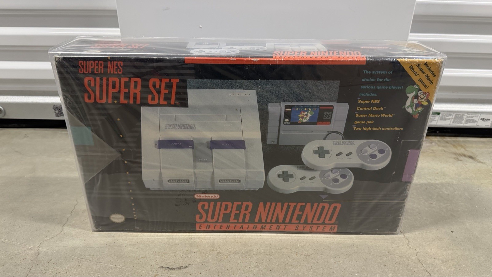 Super Nintendo SNES Console Super Set Super Mario World Used