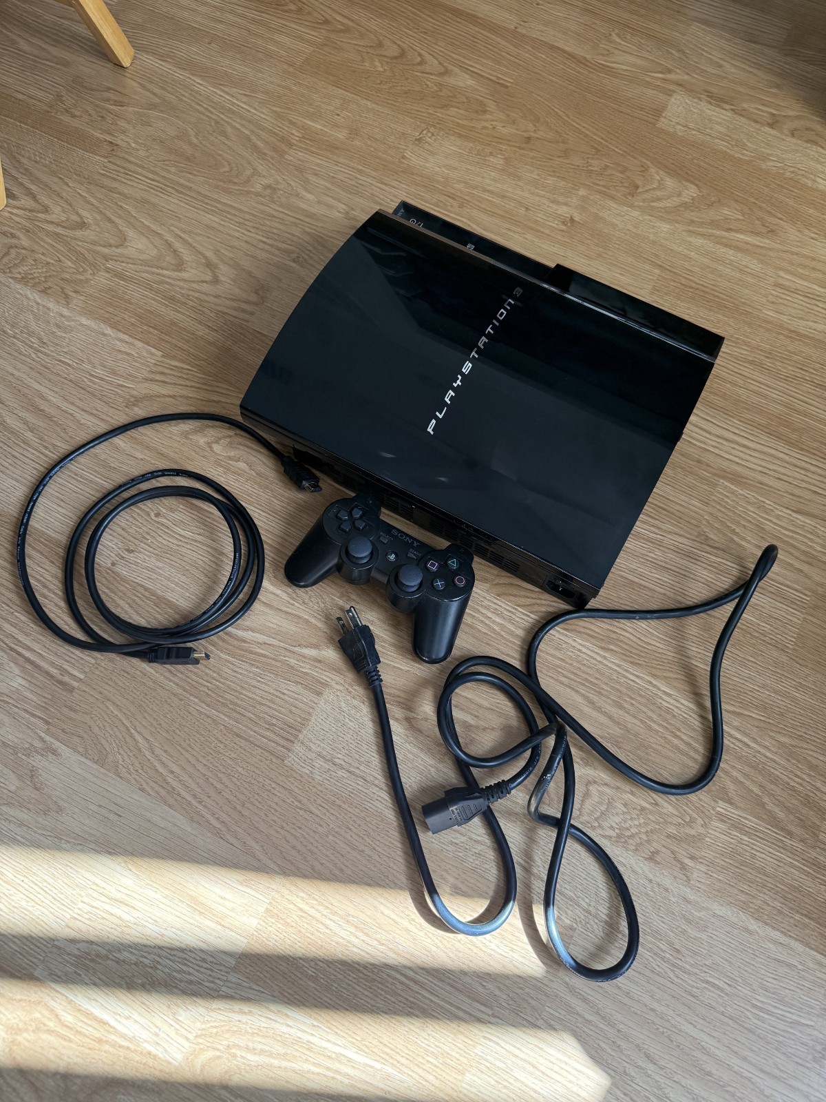 Sony PlayStation 3 PS3 CECHA01 60GB Black Console Tested with NBA Street