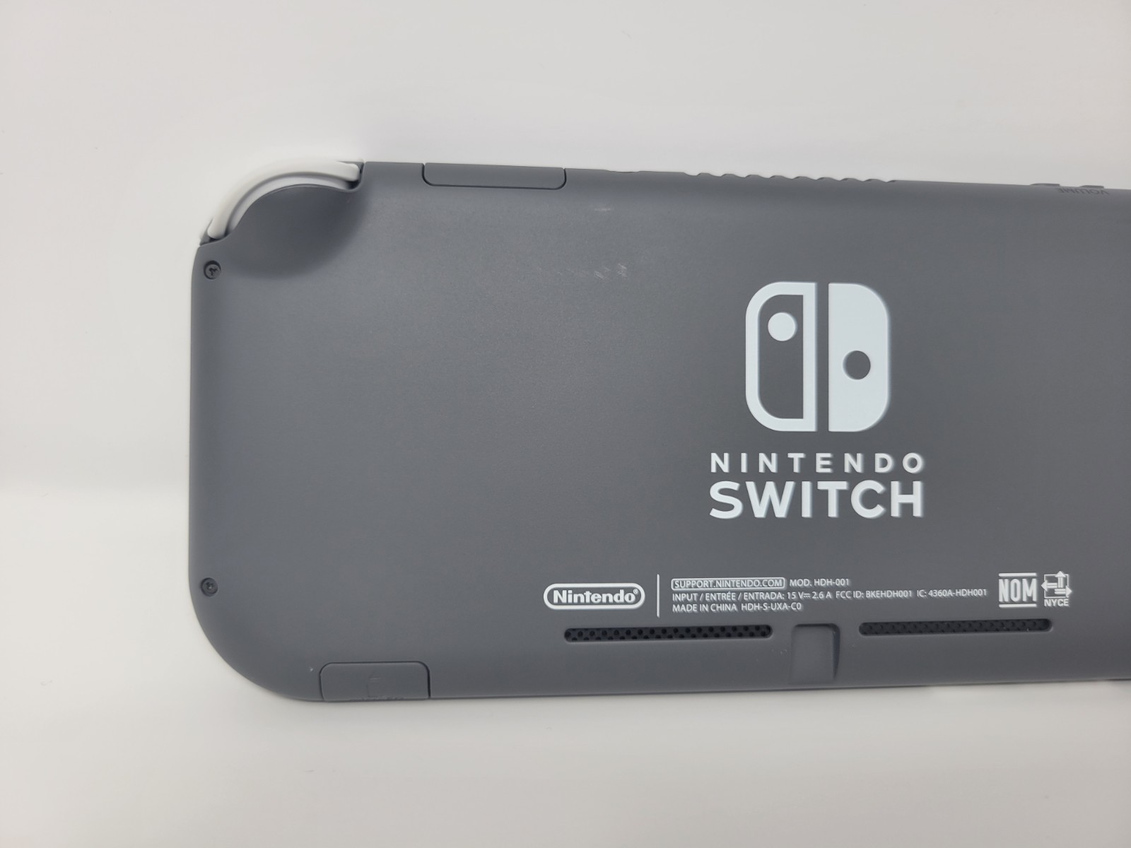 Nintendo Switch Lite Gray Handheld System W/ Case + Zelda BOTW & Skyward Sword
