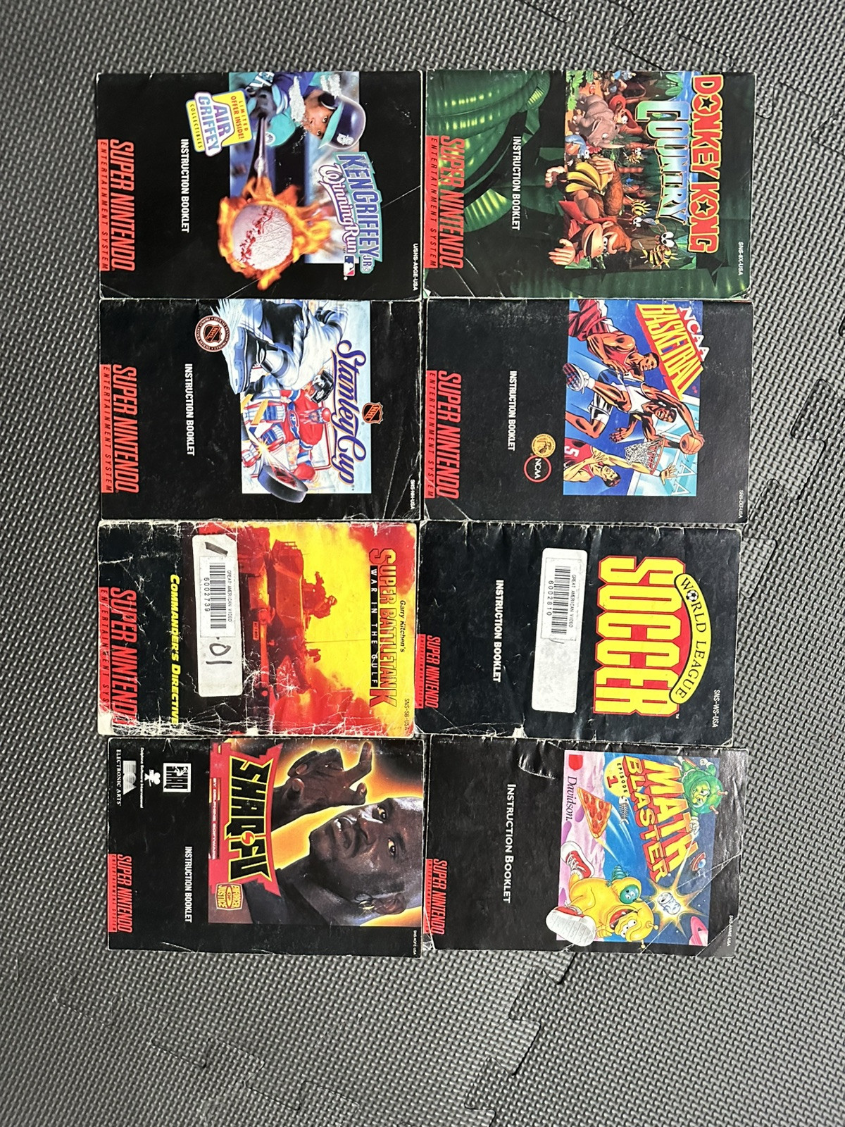 Super Nintendo Entertainment System Orig SNES Console SNS-001 Video Game Bundle