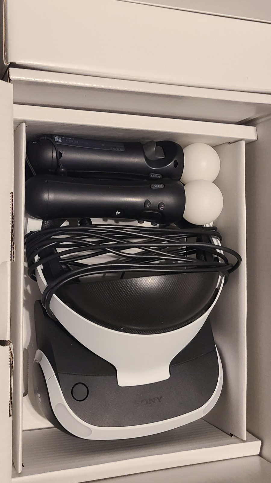 PSVR 1 Bundle With Games, Aim Gun, Headset, Base, Move Controllers, + All Boxes