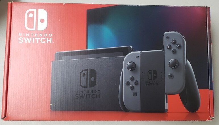 Nintendo Switch Game Console – 32GB, New Edition, Gray (Japanese) Ships From USA